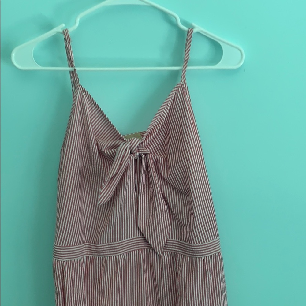 STRIPED SUMMER MIDI DRESS